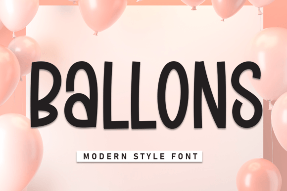Ballons: A Friendly Handwritten Font for Editorial Design