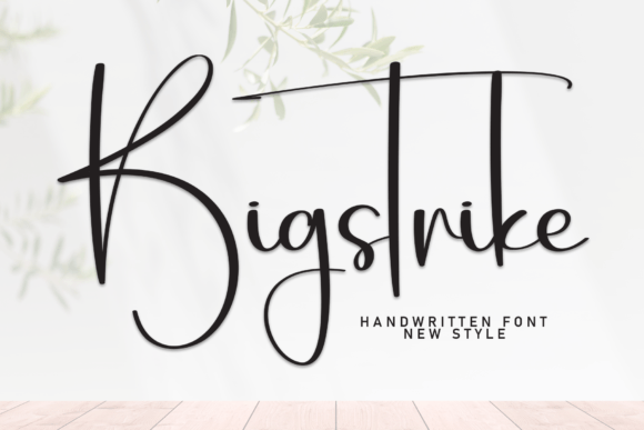 Bigstrike: A Charming Handwritten Font for Makers