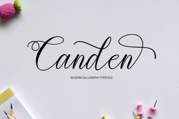 Canden Font: The Modern Script for Handmade Brands