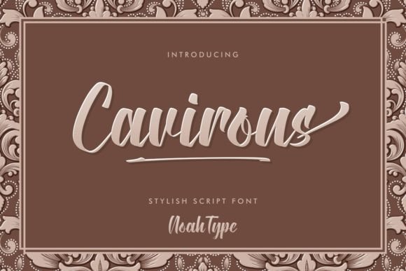Cavirous Font: A Bold Script for Modern Brand Identity