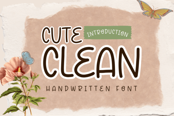 Cute Clean: The Handwritten Font for Crafters