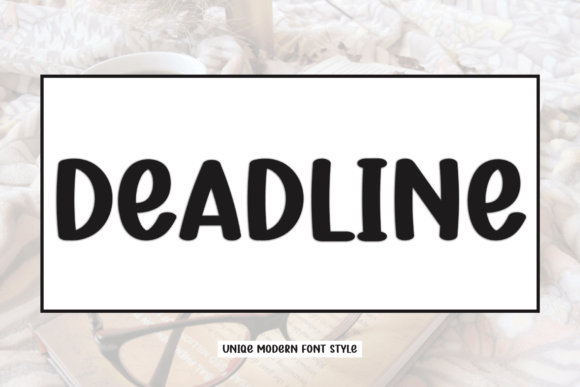 Deadline Font Review: A Festive Typeface for Holiday Branding