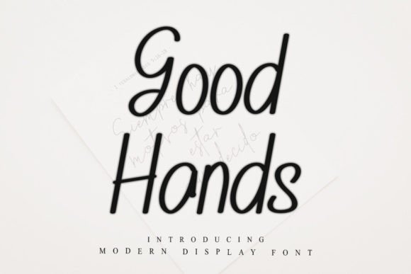 Good Hands Typeface Review for Holiday Campaigns