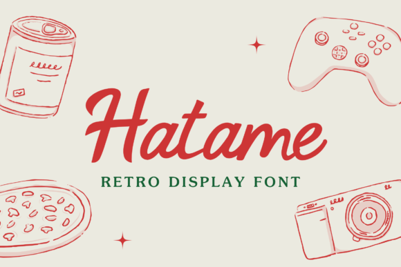 Hatame: A Handwritten Font for Warm Web Design