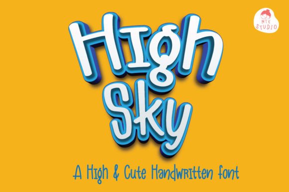 Highsky Font: A Playful Typeface for Branding