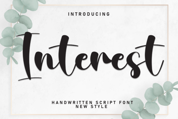 Interest Font Review: A Warm Handwritten Typeface for Brands