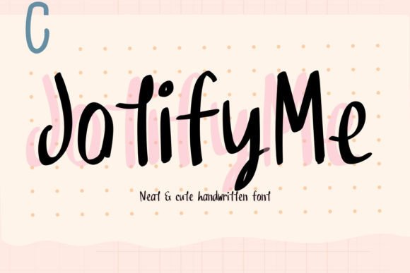 Jotifyme: A Handwritten Font for Editorial Charm