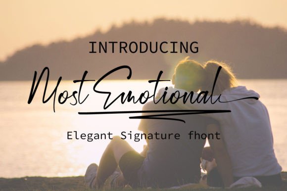 Most Emotional: A Script Font for Elegant Branding