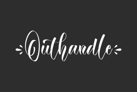 Outhandle Font: A Calm Script for Editorial Design