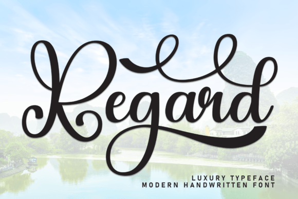 Regard: A Handwritten Font for Warm Editorial Design