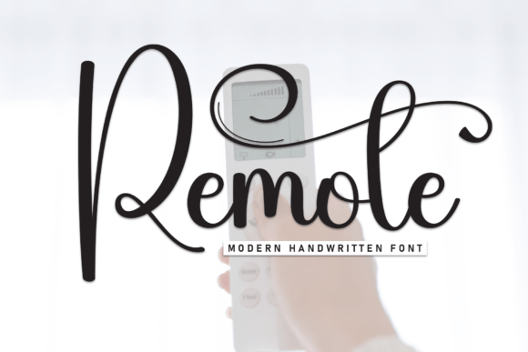 Remote: A Handwritten Typeface for Editorial Design