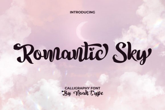 Romantic Sky Font: A Polished Typeface for Small Business Branding