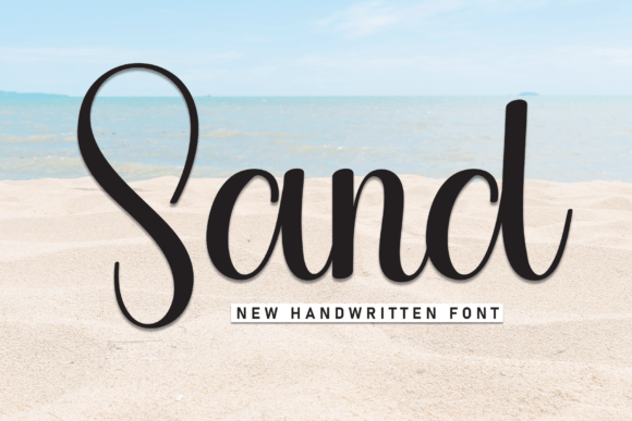 Sand Font Review: A Sweet Handwritten Typeface for Branding