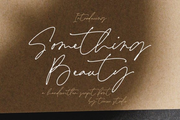 Something Beauty Font Review for Web Designers
