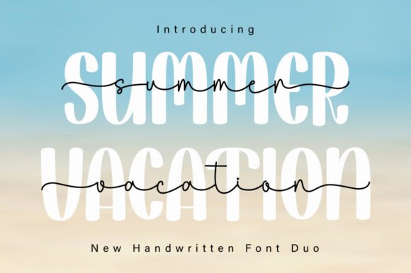 Summer Vacation Duo: The Perfect Typeface for Scroll-Stopping Campaigns