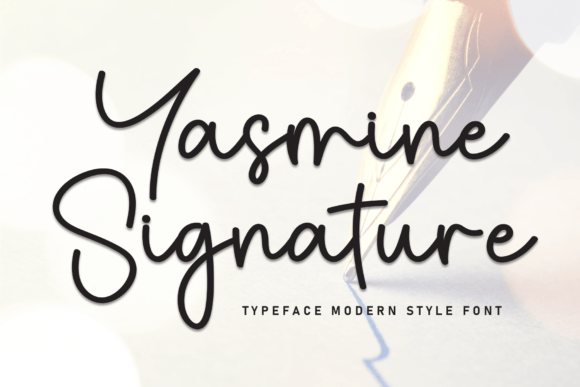 Yasmine Signature: The Elegant Typeface for Small Business Branding